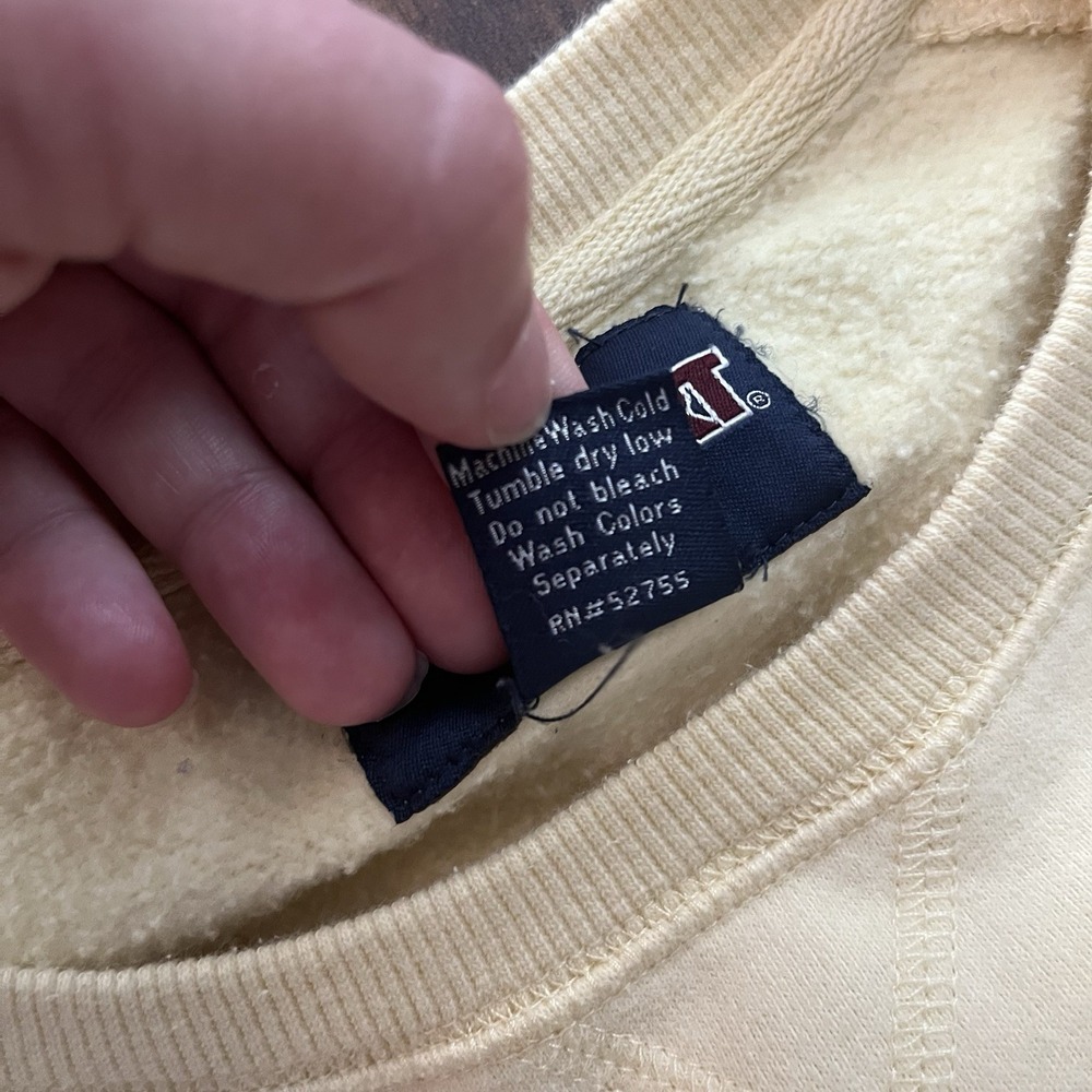 Vintage JanSport crewneck sweatshirt features Notre Dame Size Medium Unisex - Picture 6 of 6